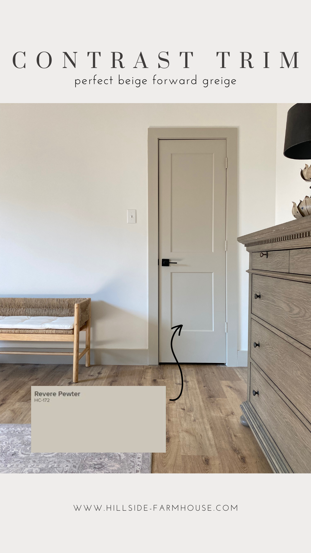 Contrast Trim for Your Home Hillside Farmhouse
